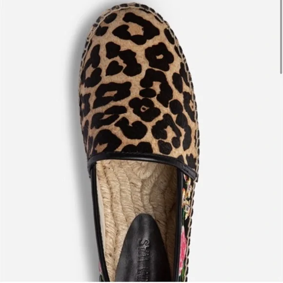 Johnny Was Garden Leopard Espadrille 8 NWOB - Picture 5 of 7